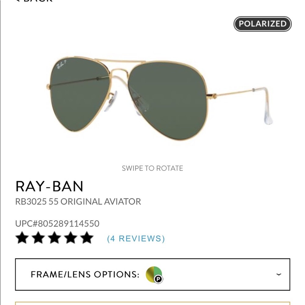 Polarized ray bans